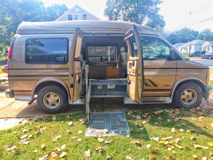 Braun millennium wheelchair lift Ford Transit 