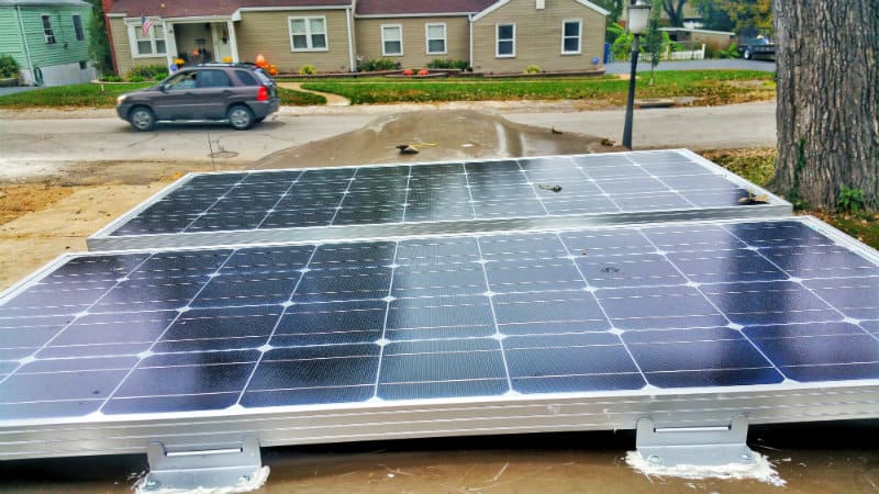 How We Mounted Solar Panels On A Fiberglass Van Roof