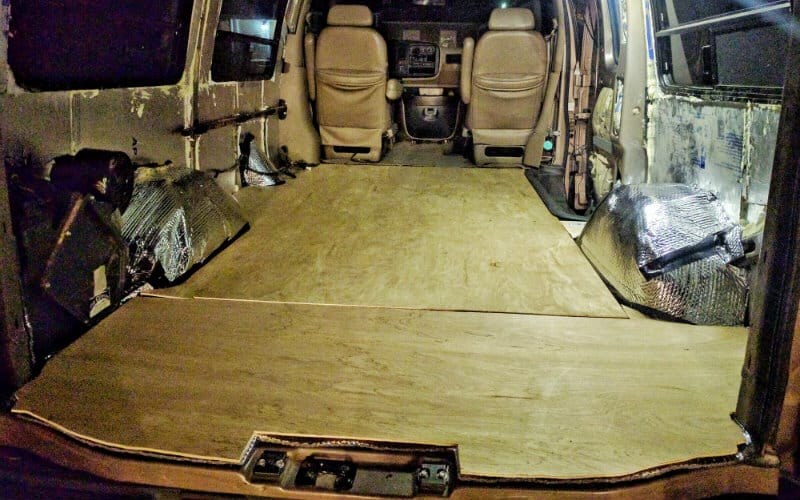 Installing Laminate Flooring In Our Conversion Van