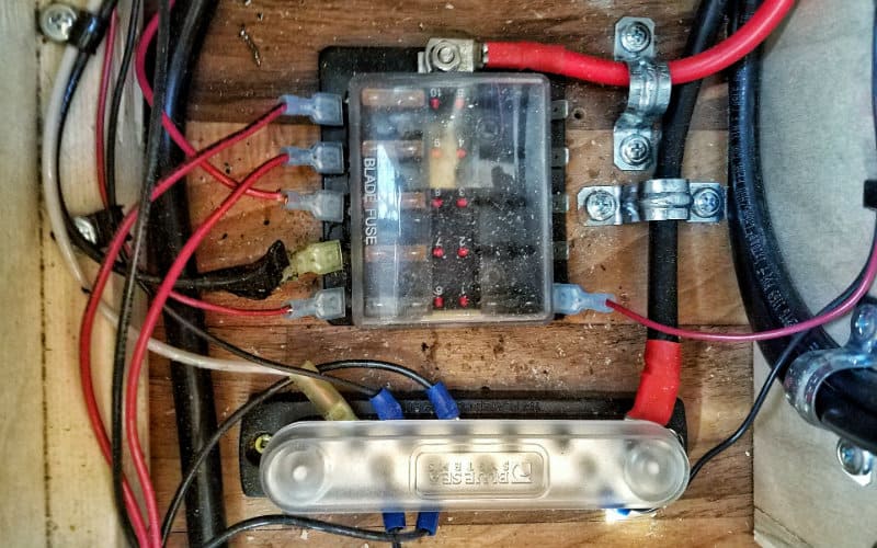 Epic Guide to DIY Van Build Electrical: Wiring and ... boat trailer wiring connectors diagram 