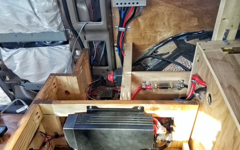 view from countertop with inverter