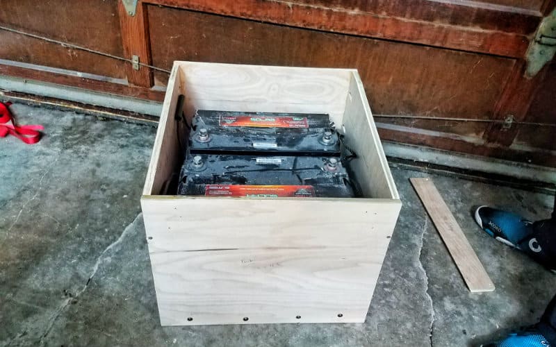 How to Build a Plywood Battery Box for a DIY Van Conversion