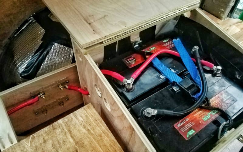 How To Build A Plywood Battery Box For A DIY Van Conversion