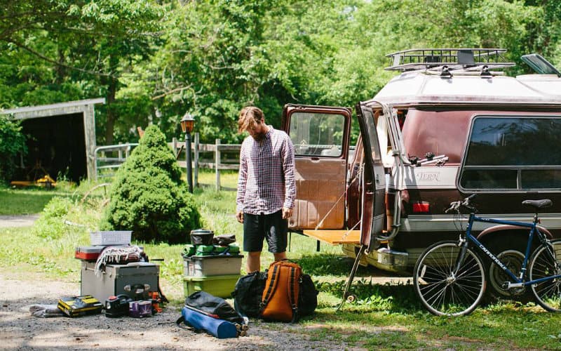 so much stuff van life