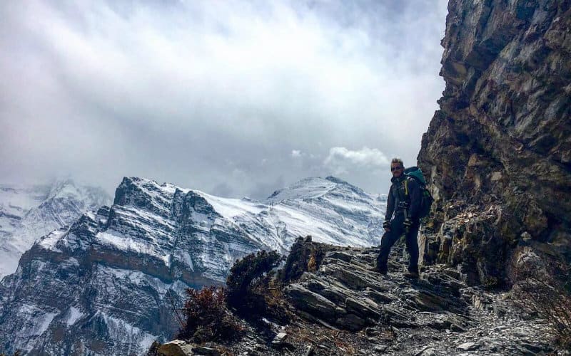 Jesse on a mountain