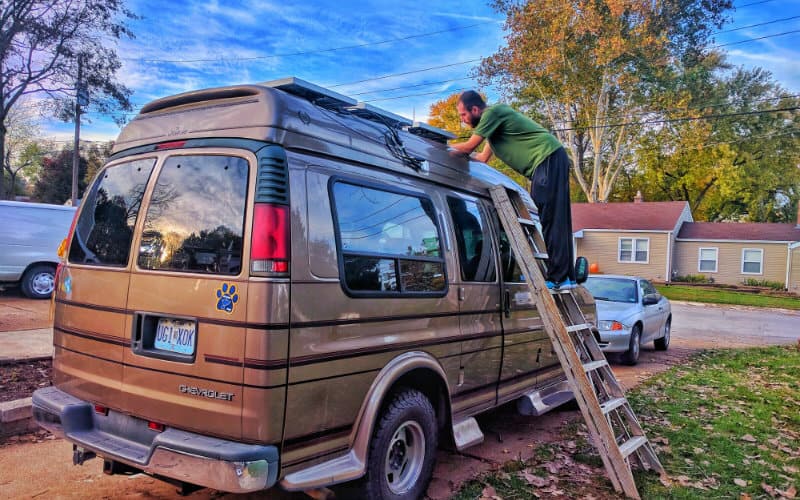 installing solar panels