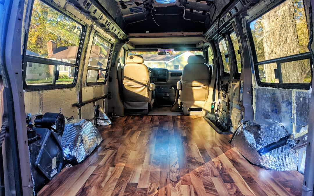 fully insulated van build