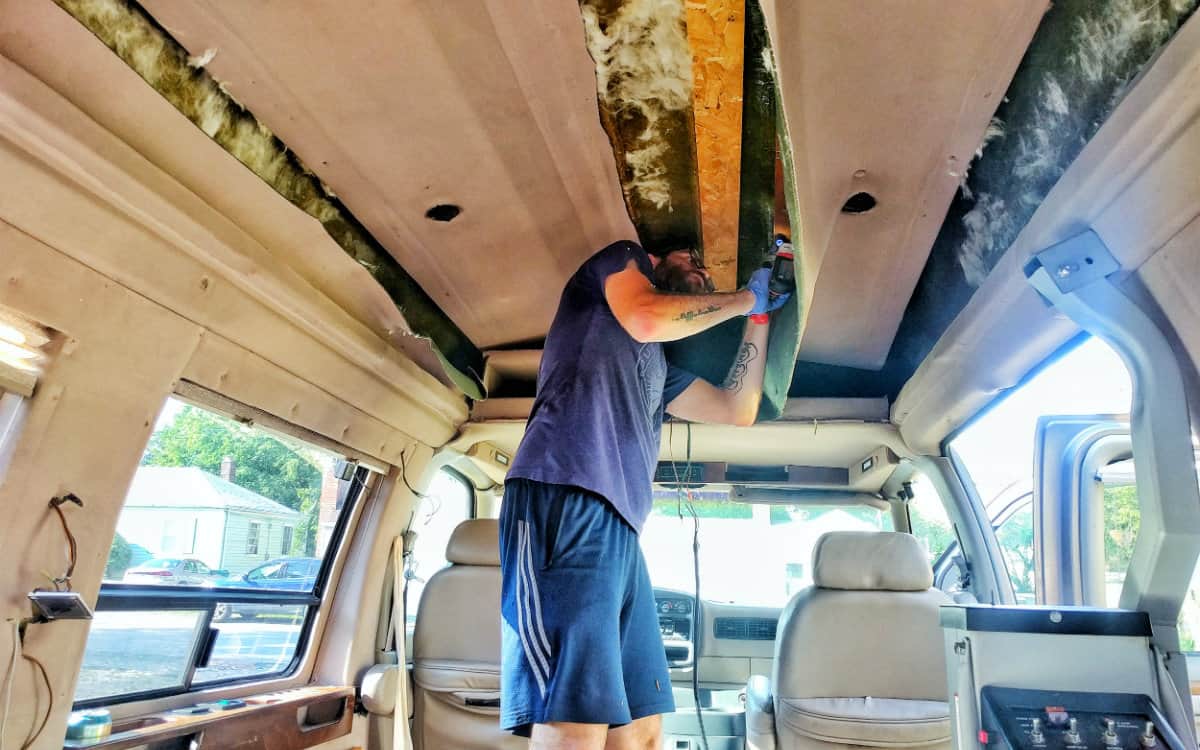 Cost to add hot sale high top to van