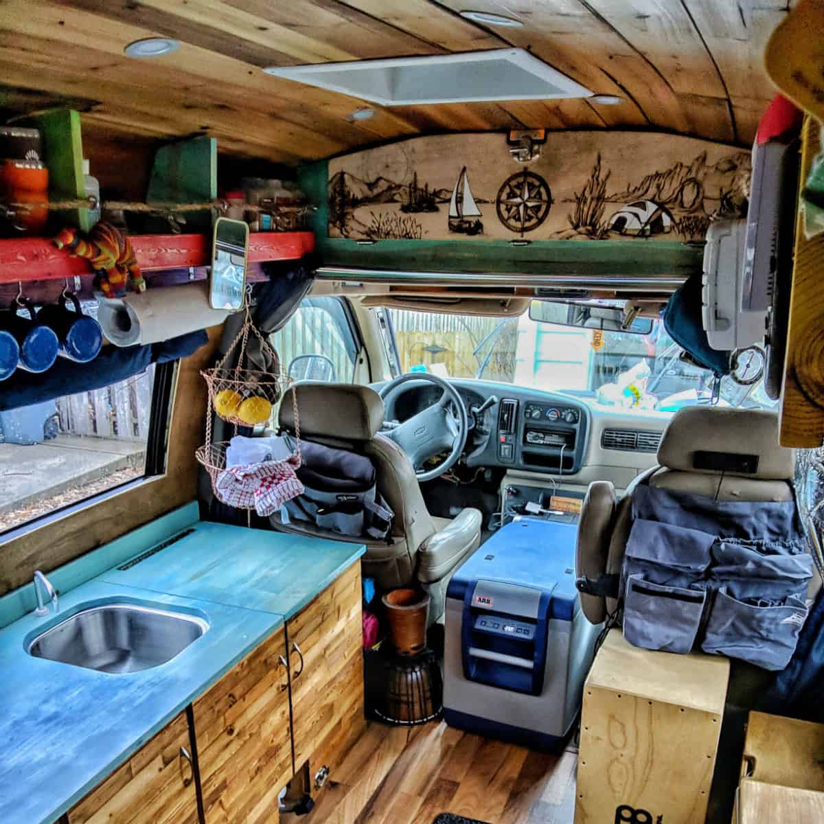 old school conversion van