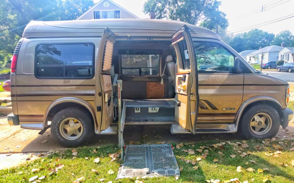 old school conversion van