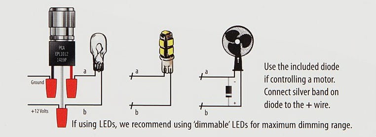 Dimmer wiring diagram