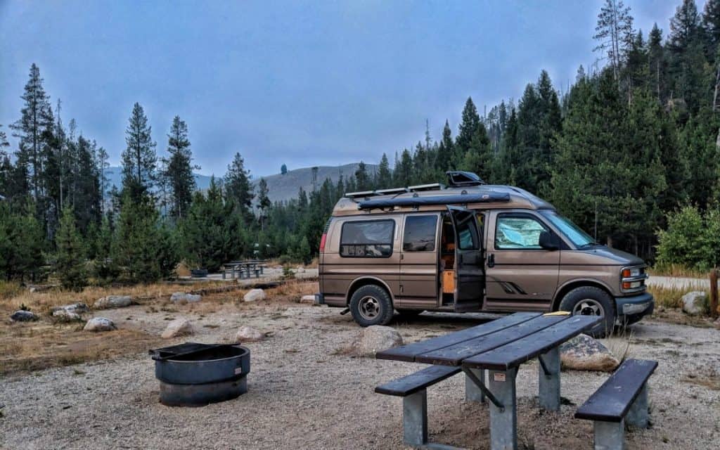 Cozy Vanlife Gaming Routine in Snowy Forest 