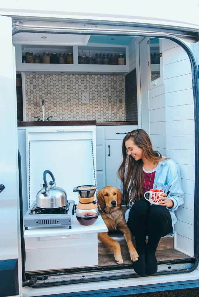 van life solo female lonely