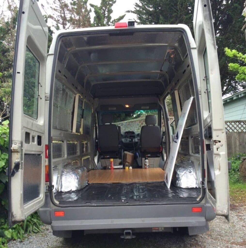 Inside of hot sale sprinter van