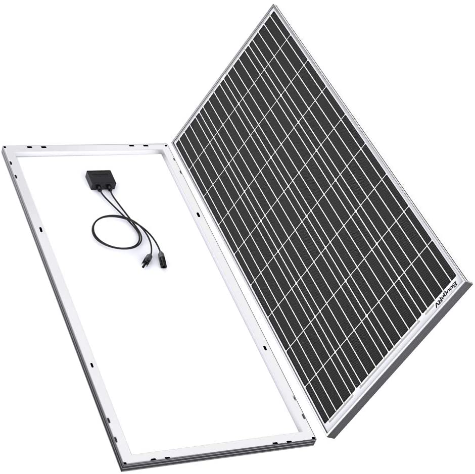 BougeRV 180W Monocrystalline Solar Panel (5BB)