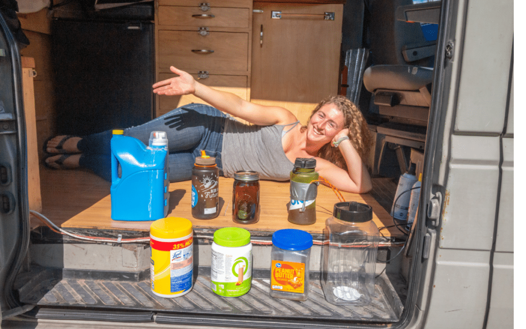 Vanlife pee jars