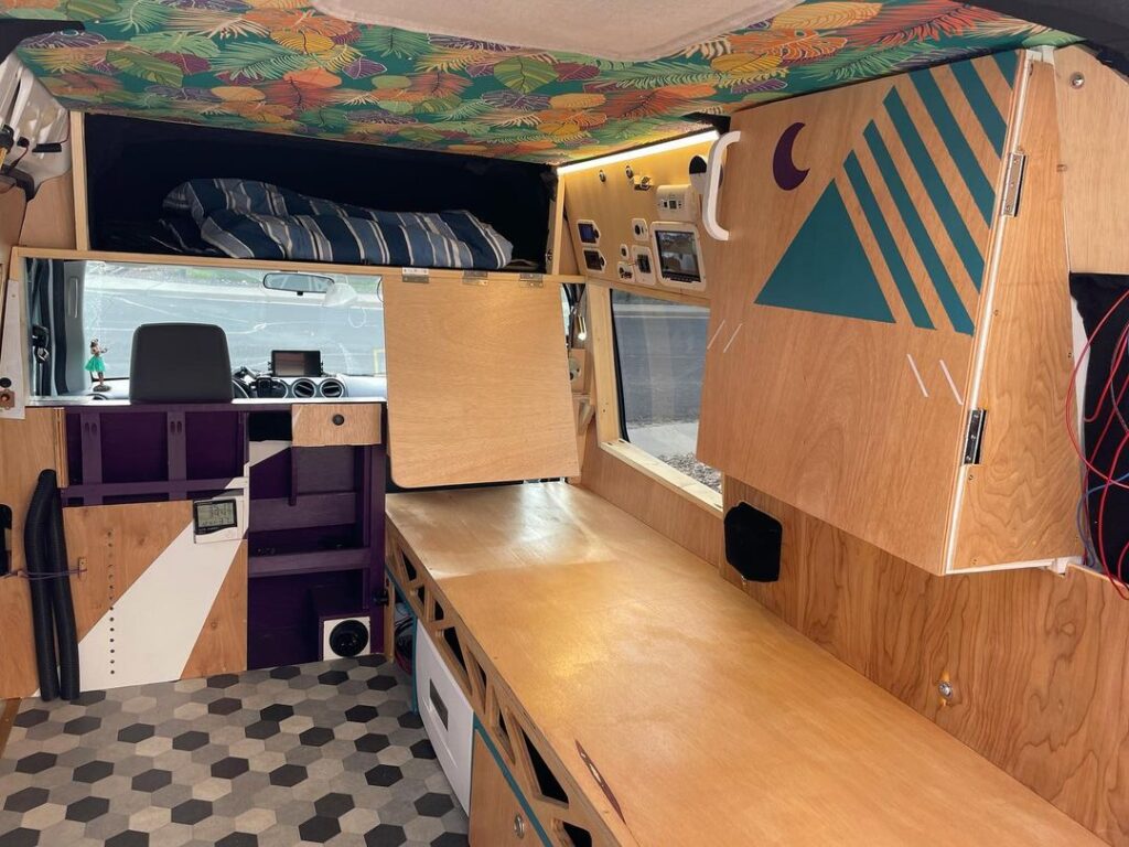 Transit connect rv store conversion