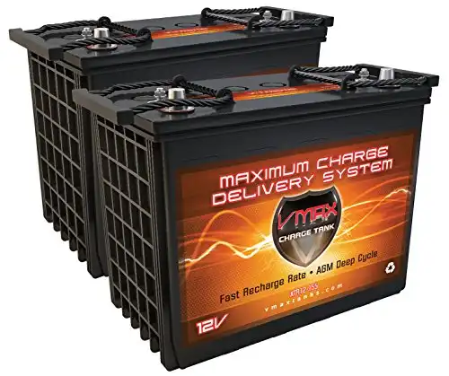[BUNDLE] 2 VMAX 155Ah AGM Deep Cycle Batteries