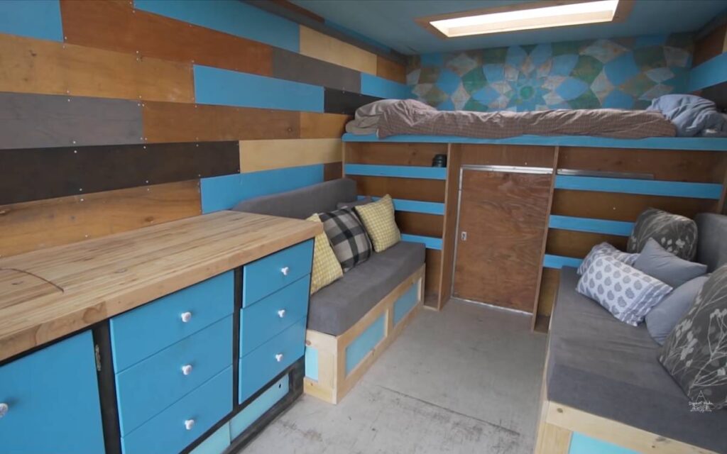 @arstrauss1 Box truck converted to rv interior