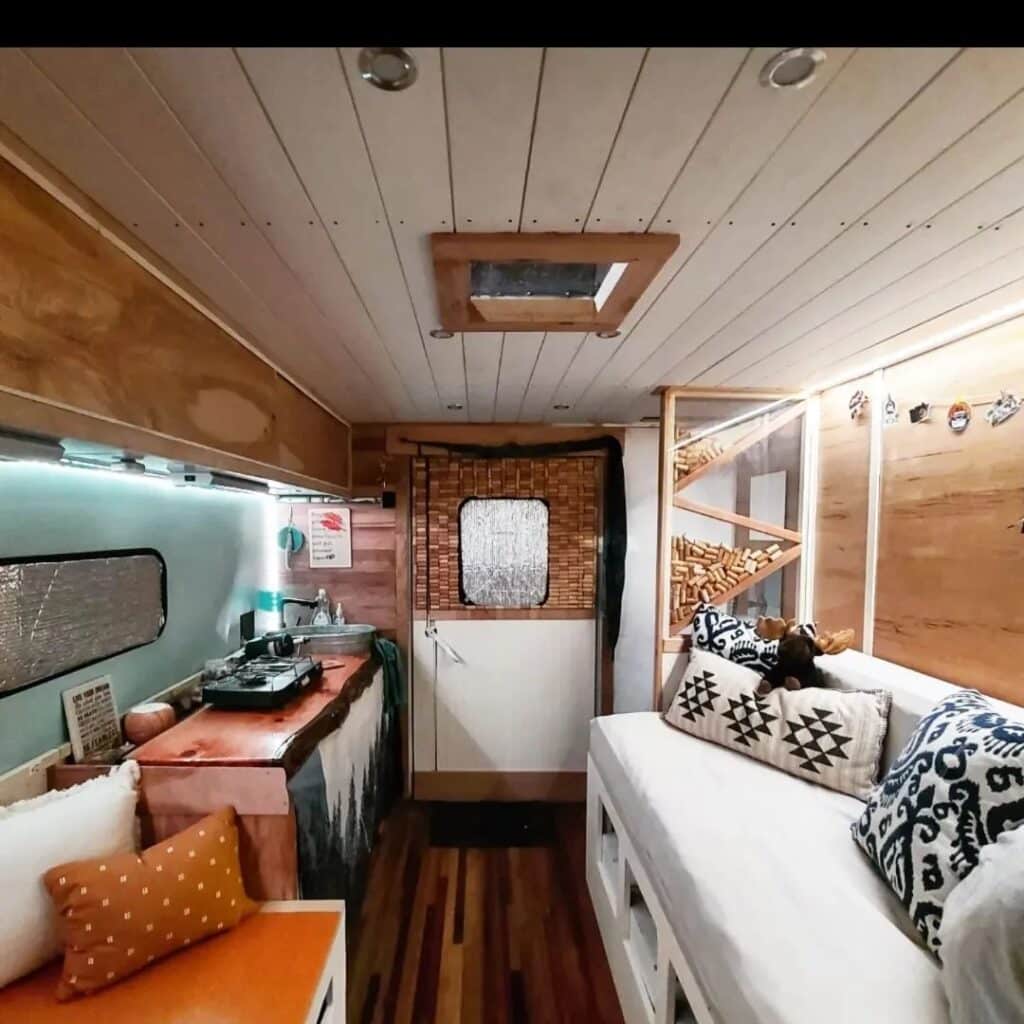 bread truck camper conversion