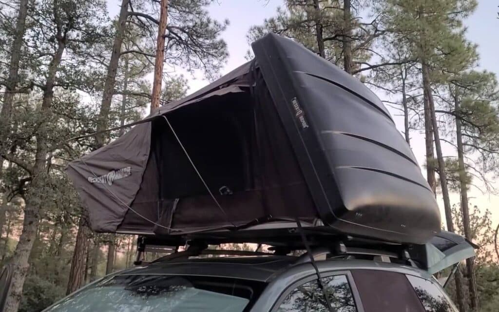 @dogmominthewild subaru forester conversion rooftop tent