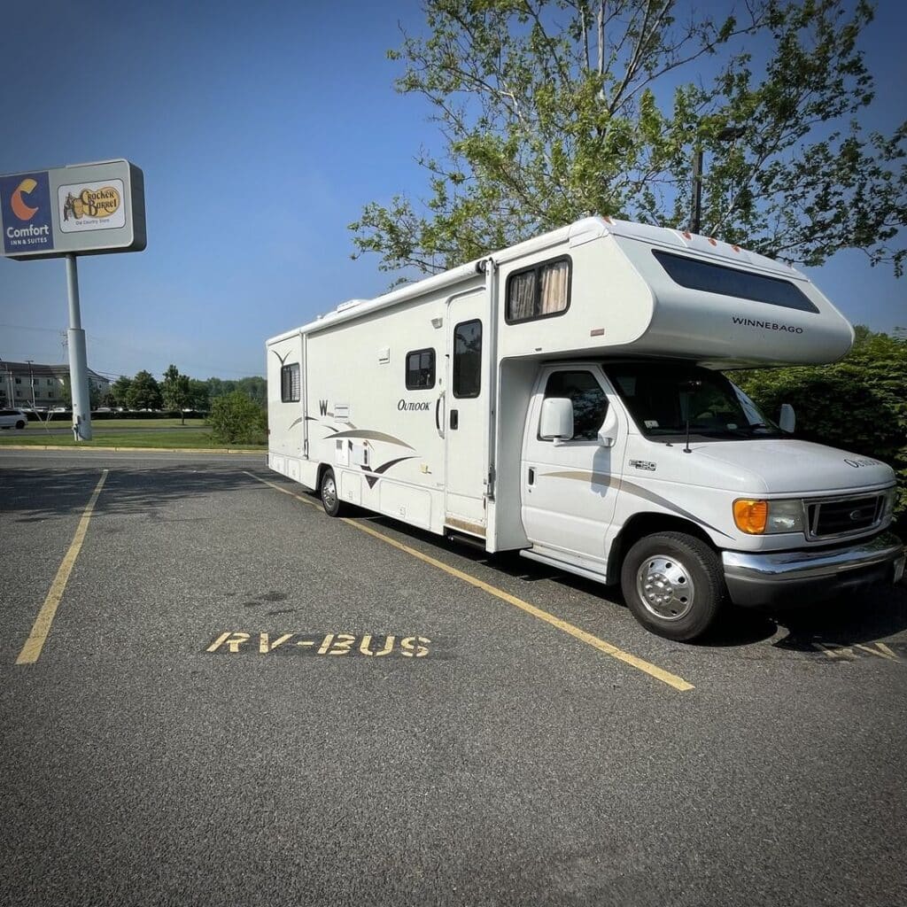 @heathracela stealth camping in a parking lot overnight