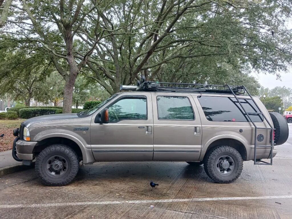 @wanderingwaywardlife Gray camper stealth camp in a parking lot