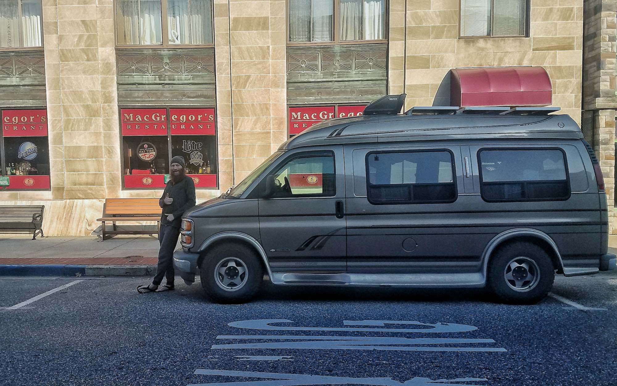 best urban stealth camping van tour