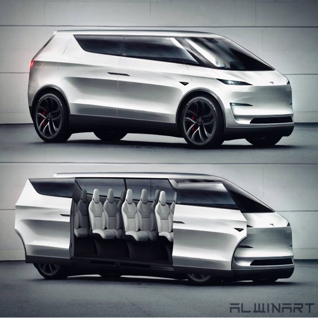 Tesla Robo Van Concept 