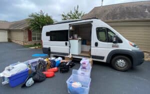 Packing up van life essentials