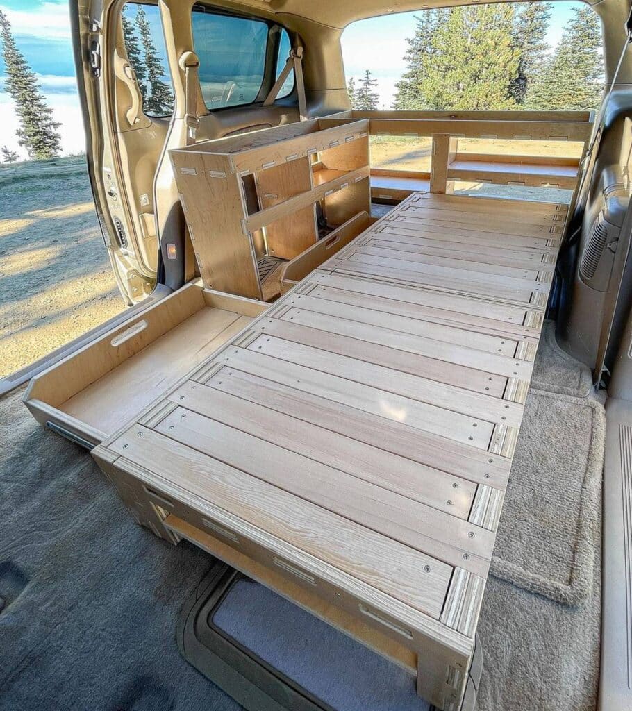 @campncar camper bed