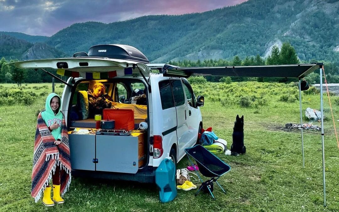 @family_advanture Family camping in their NV200 camper 