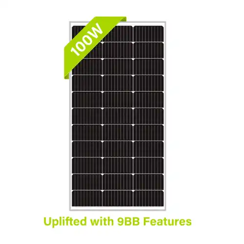 Newpowa 100W Mono 9BB Solar Panel