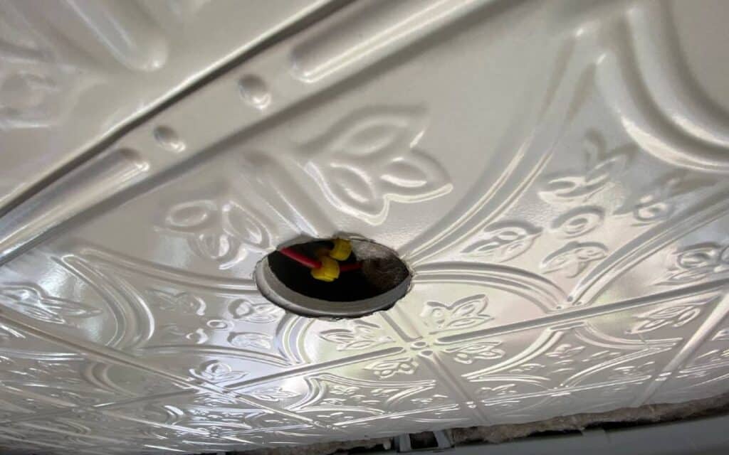 @JoyfulRambler tin ceiling in van