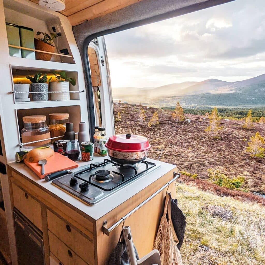 Camper conversion best sale kitchen units